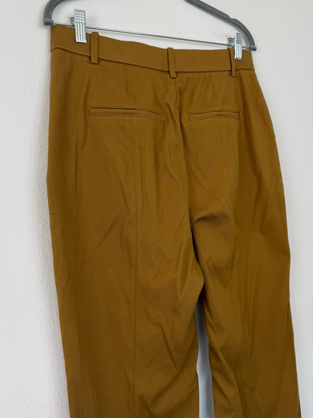SPANX supersmooth® Stretch Twill Straight Pant in Flax Women's Size Large - Picture 12 of 14